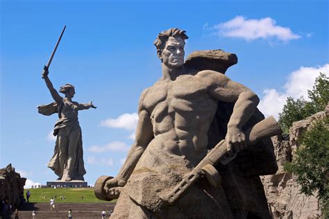 Monuments in Volgograd, Russia