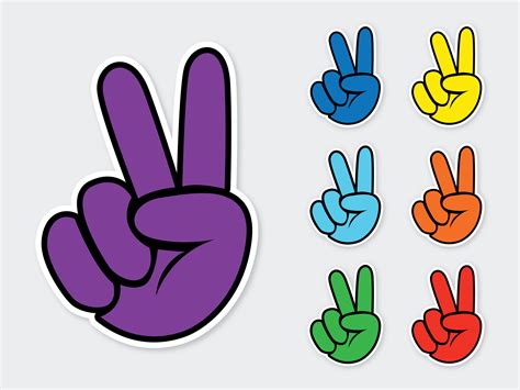 Peace Fingers Sign