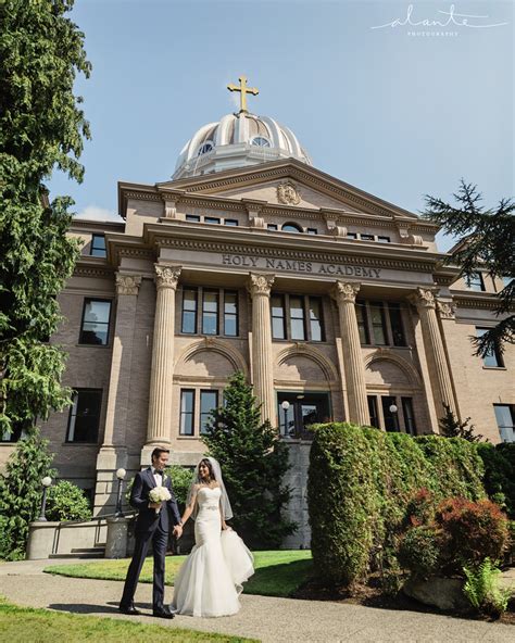 Modern Wedding at Holy Names Academy and Washington Athletic Club - Alante Photography Blog ...