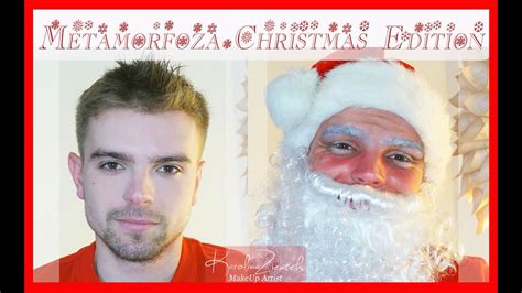 Santa Claus MakeUp Transformation - YouTube