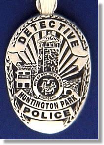 Huntington Park, California Police Badge Charms