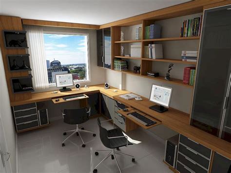 55 modern workspace design ideas small spaces (9) | Small home offices, Home office design, Home ...