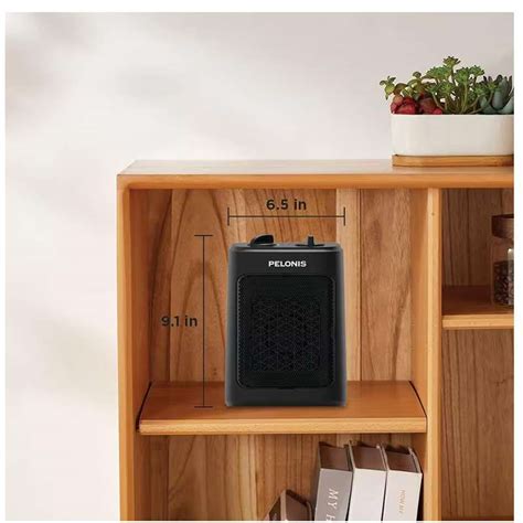 1500-Watt 9 in. Electric Personal Ceramic Space Heater with Thermostat