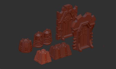 Free 3D file Pariah Nexus Terrain Set ⚔・3D printing idea to download・Cults