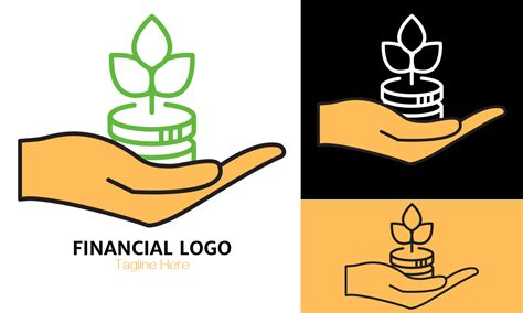 Financial logo vector design illustration 20144348 Vector Art at Vecteezy