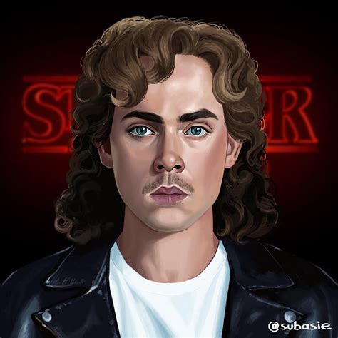 Stranger Things Billy Hargrove by E R C E, subasie, Dacre Montgomery, Season 3, fanart, fan a ...