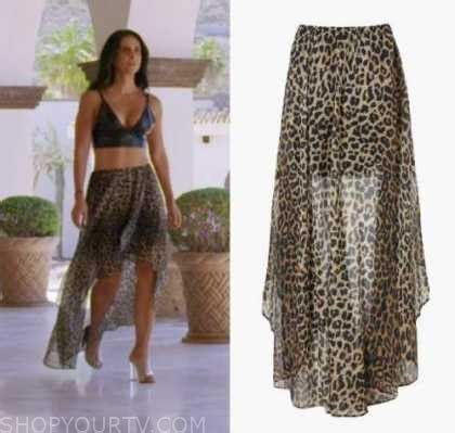 MILF Manor: Season 1 Episode 1 Pola's Leopard High Low Skirt | Shop Your TV