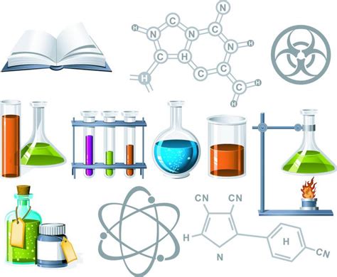 Biochemistry theme icon vector Free Vector / 4Vector