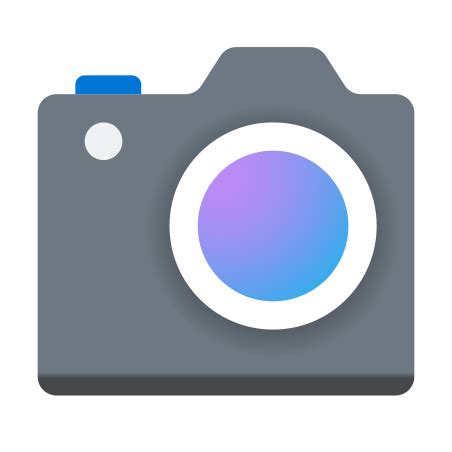 SLR Camera icon in Windows 11 Color Style