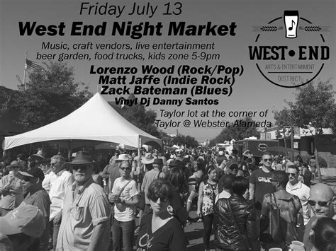 West End Night Market and 2nd Friday Art Walk | Arts and entertainment, Art walk, Local events