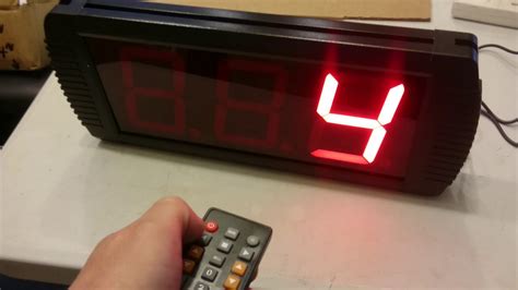 Digital Giant Count-up & Count-down Timer with remote control - YouTube