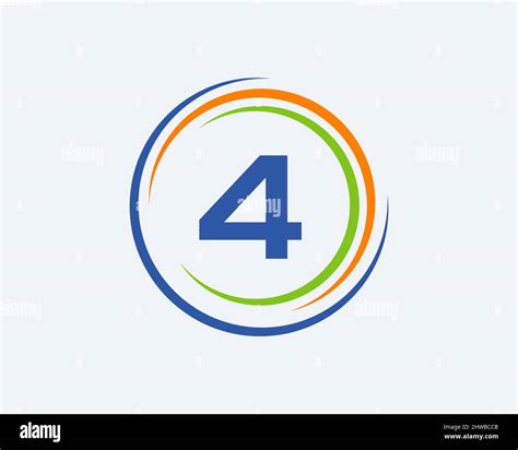 4 Letter Logo Design. Modern, Unique Creative 4 Logo Design. Initial 4 ...