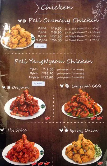 Pelicana Chicken Menu, Menu for Pelicana Chicken, Damansara Jaya, Selangor - Zomato Malaysia