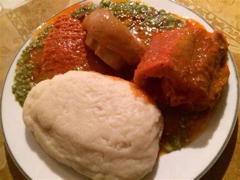 Nigerian Foods And Recipes: Nigerian Eba And Ewedu | Nigeria food, Food, Recipes