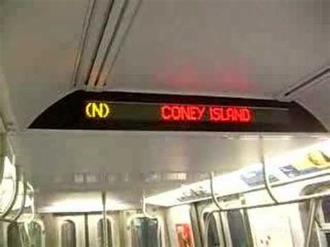 MTA NYC Subway R160 Destination Scroll - YouTube