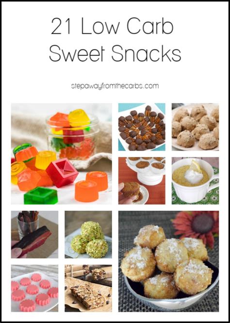 21 Low Carb Sweet Snacks - Step Away From The Carbs