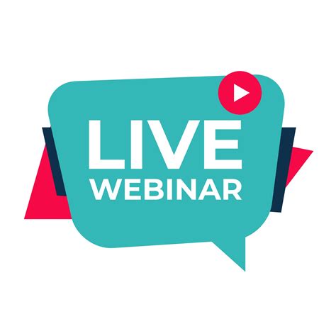 Live Webinar Sign Icon Vector Illustration 2730590 Vector Art at Vecteezy