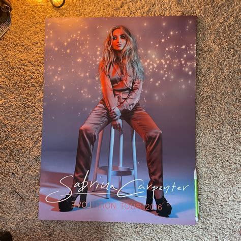 Sabrina Carpenter Evolution Tour 2016 Poster... - Depop