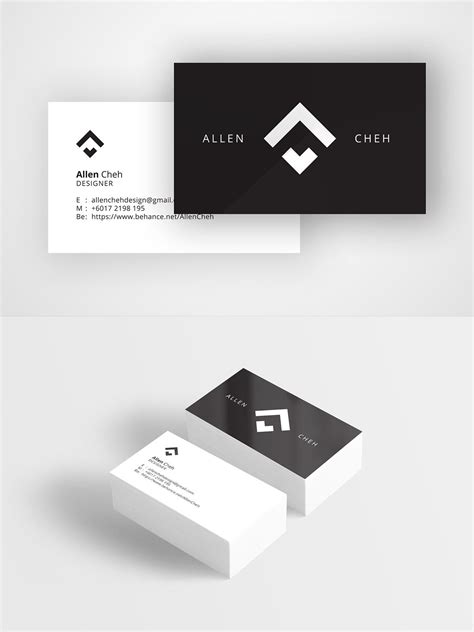 20 Minimalistic Business Card Designs For You To See | Naldz Graphics | Business card design ...