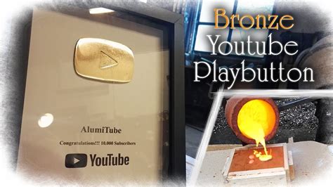 Youtube Bronze Play Button