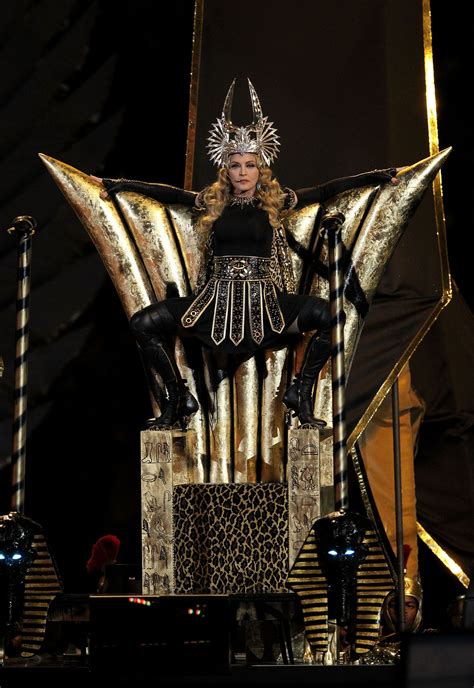 Madonna at Bridgestone Super Bowl XLVI Pregame Show - HawtCelebs