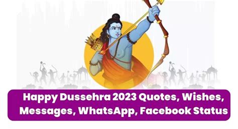 Happy Dussehra 2023 Quotes, Wishes, Messages, WhatsApp, Facebook Status - VISIT ODISHA