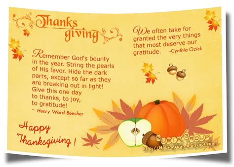 Thanksgiving Quotes For Cards. QuotesGram