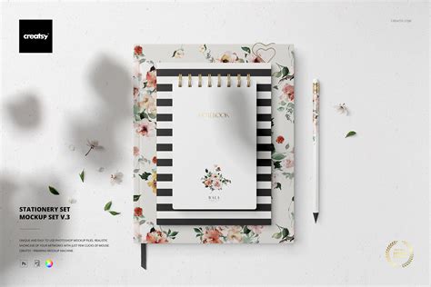 Stationery Set Mockup Set v.3 on Behance