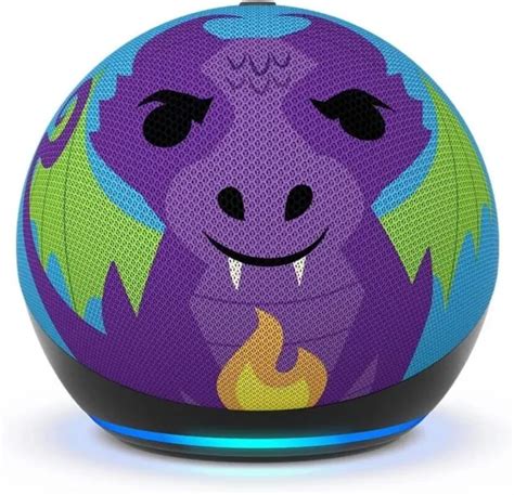 AMAZON 5TH GEN Echo Dot Kids Smart Speaker - Dragon £39.99 - PicClick UK