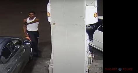 CPD video shows man wanted in fatal shooting at gas station