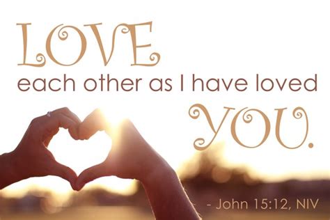 The greatest commandment is love one another as I have loved you!!