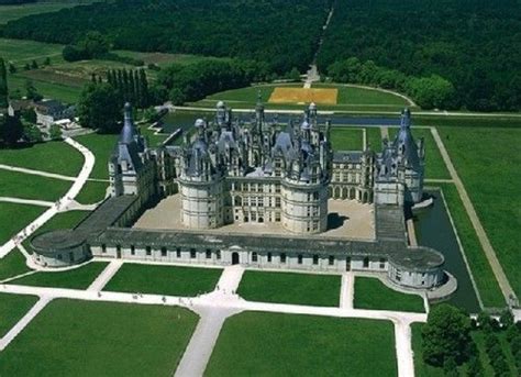 Chambord, Aerial View | Château de chambord, Beautiful castles, Castle