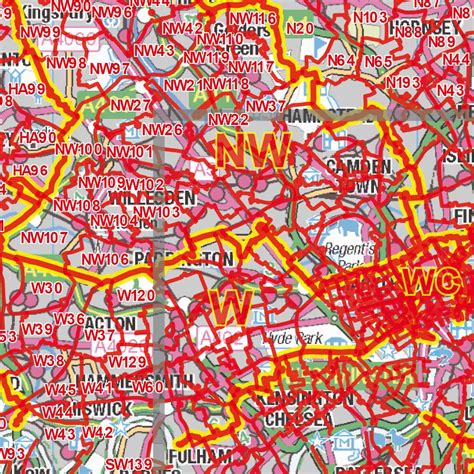 Xyz Postcode Sector Map C1 Inner London Map By Xyz Ma - vrogue.co