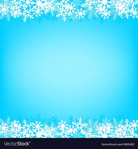 Blue snow background Royalty Free Vector Image