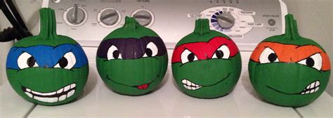 Teenage Mutant Ninja Turtles pumpkins for Pumpkin Contest at school ...