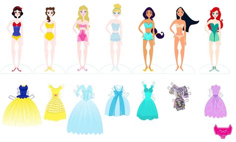 Printable Disney Princess Paper Dolls - Printable Word Searches