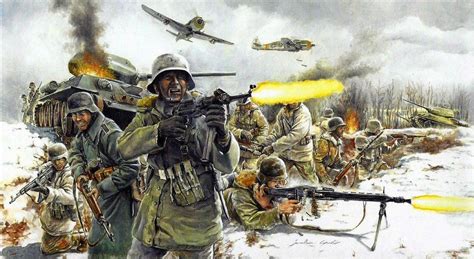 Military Drawings, Military Artwork, German Soldiers Ww2, German Army ...