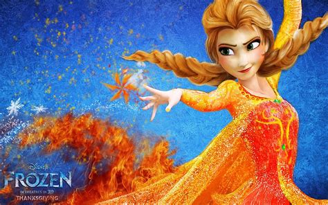 wallpaper Frozen - Elsa Movie Ice, Fire HD : Widescreen : High ...