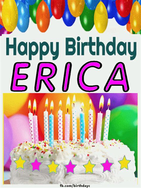 Happy Birthday Erica images gif - HBDAY.ART