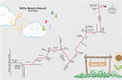 Road Map | Stilts Calatagan Beach Resort