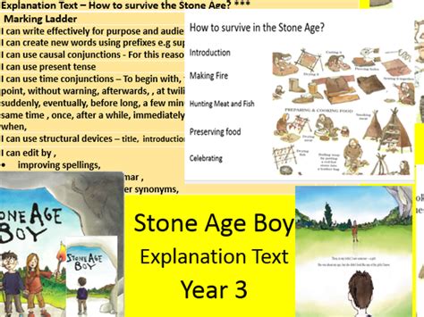 Stone Age Boy Year 3 | Teaching Resources