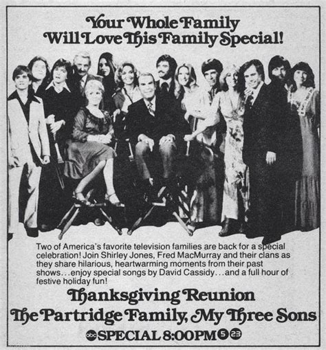 A Thanksgiving Reunion with the Partridge Family and My Three Sons (1977)