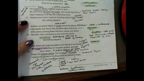 Annotation and analysis of 'Exposure' by Wilfred Owen - YouTube