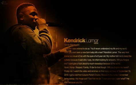 Kendrick Lamar Quotes Wallpaper. QuotesGram