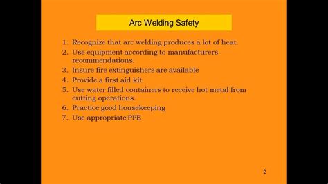 Arc welding safety - YouTube