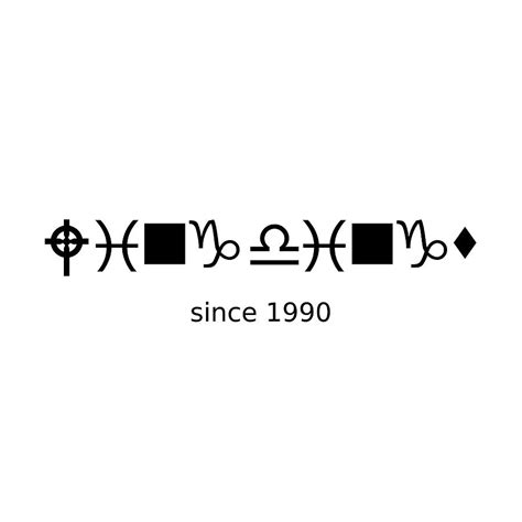 Wingdings since 1990 - Black Digital Art by Richard Reeve - Pixels