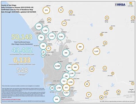Map: Where COVID-19 cases have been confirmed in San Diego County | FOX ...