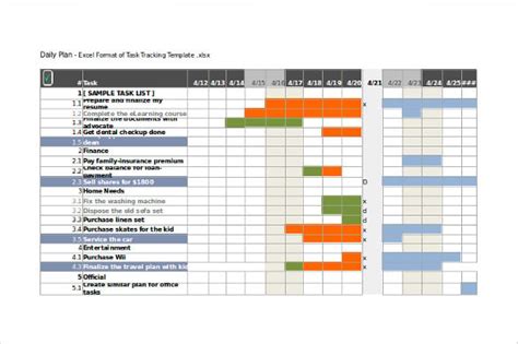 Task Tracker Excel Template | DocTemplates