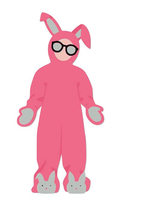 A Christmas Story Ralphie in Bunny Suit SVG | Etsy