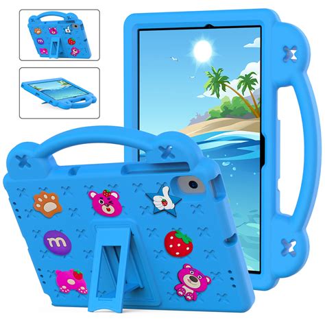 ELEHOLD Kids Case for Samung Galaxy Tab A8 10.5 Tablet Case, EVA Foam Cute Cartoon Case with ...